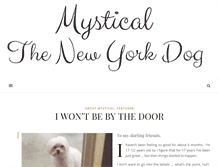 Tablet Screenshot of mysticalthenewyorkdog.com